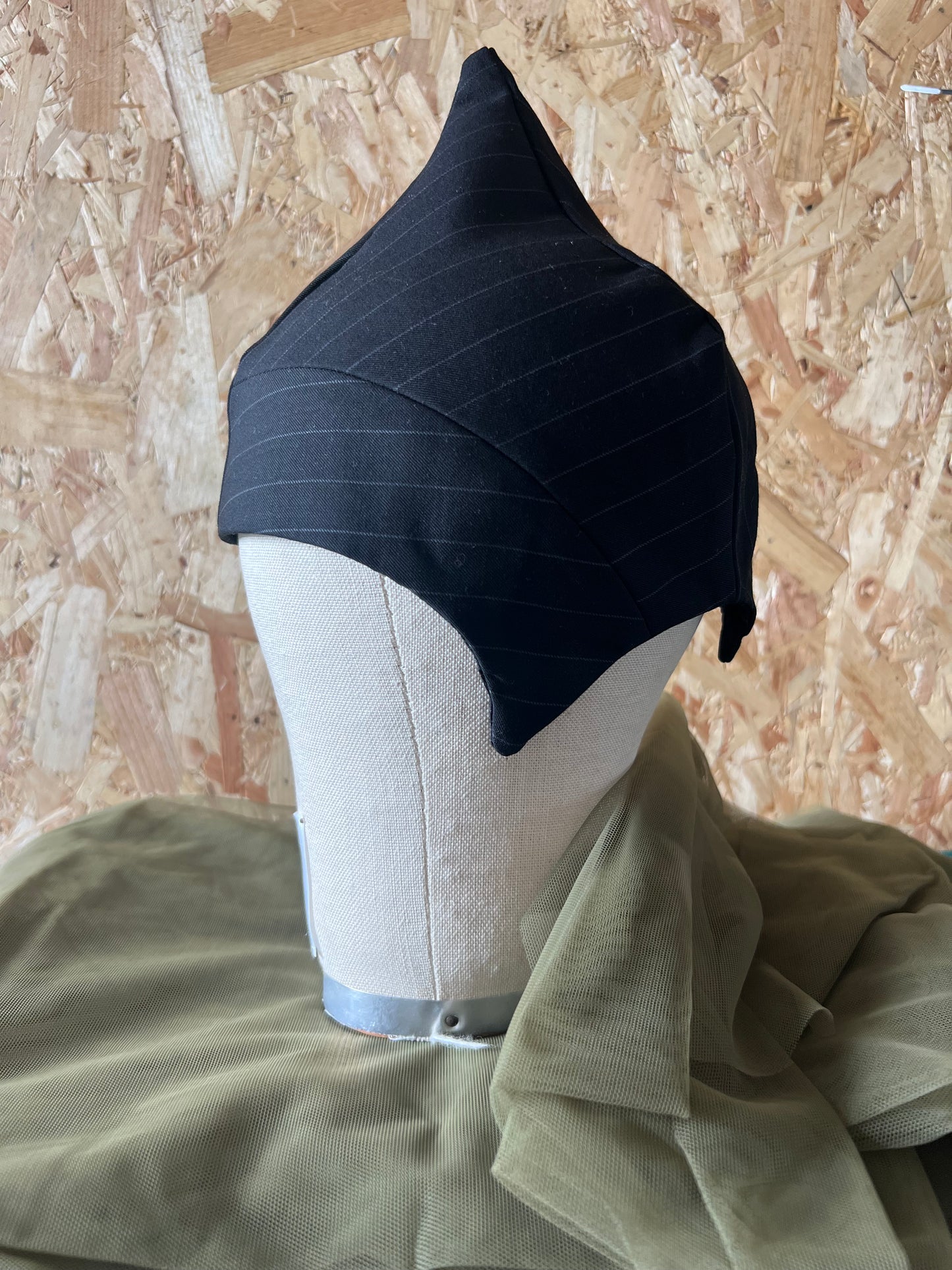 Sample Pinstripe ‘add a little height hat’