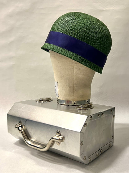 "MILITARY CLOCHE" hat