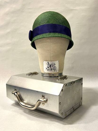 "MILITARY CLOCHE" hat