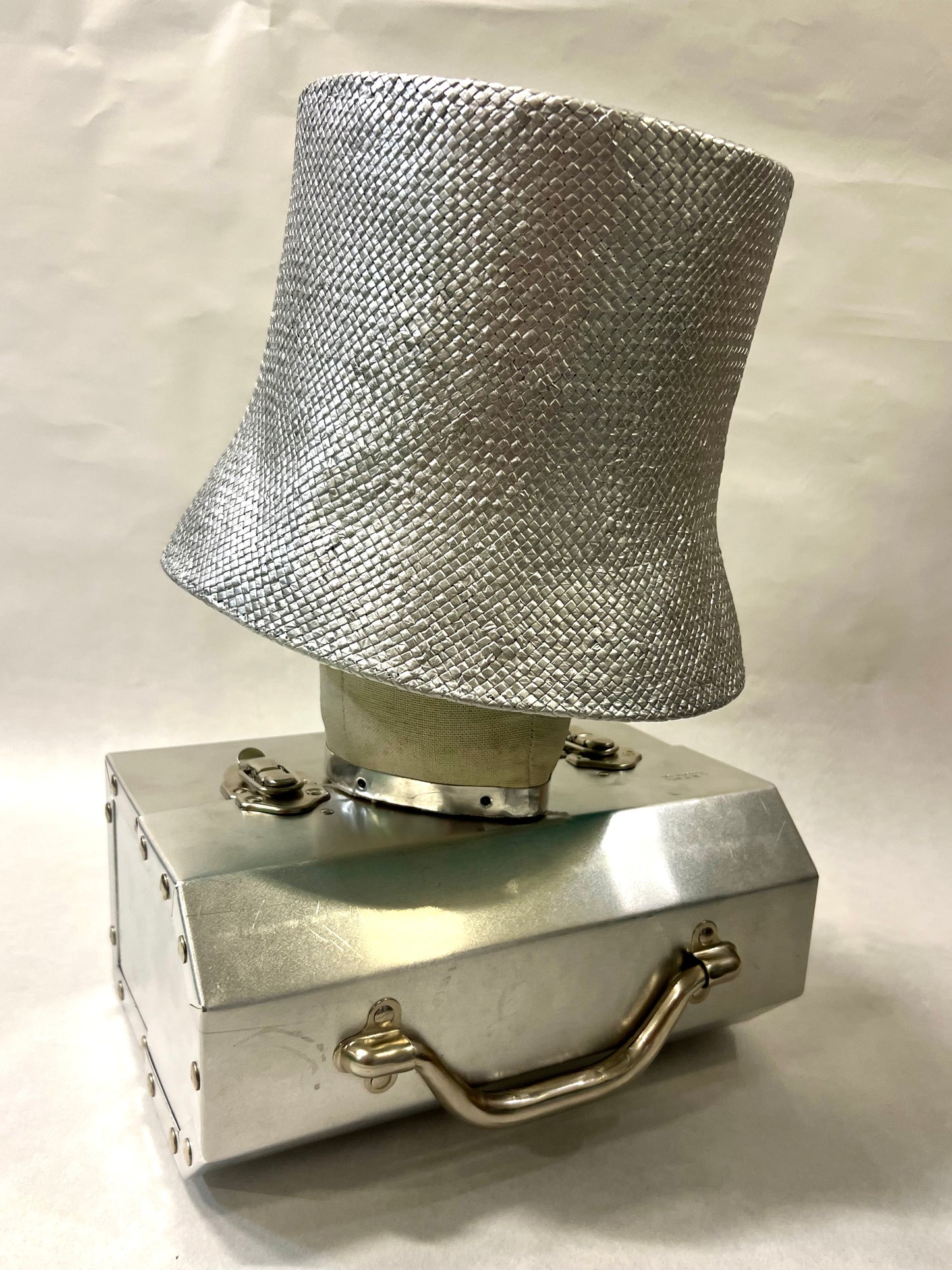 "THE SILVER LAMPSHAPE HAT"