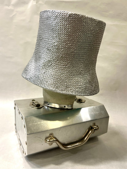 "THE SILVER LAMPSHAPE HAT"
