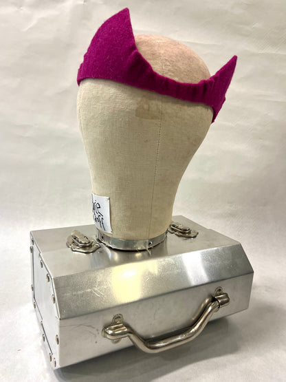 Pink felt crown