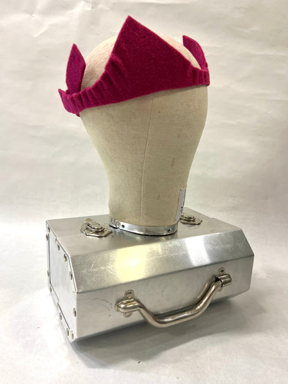 Pink felt crown